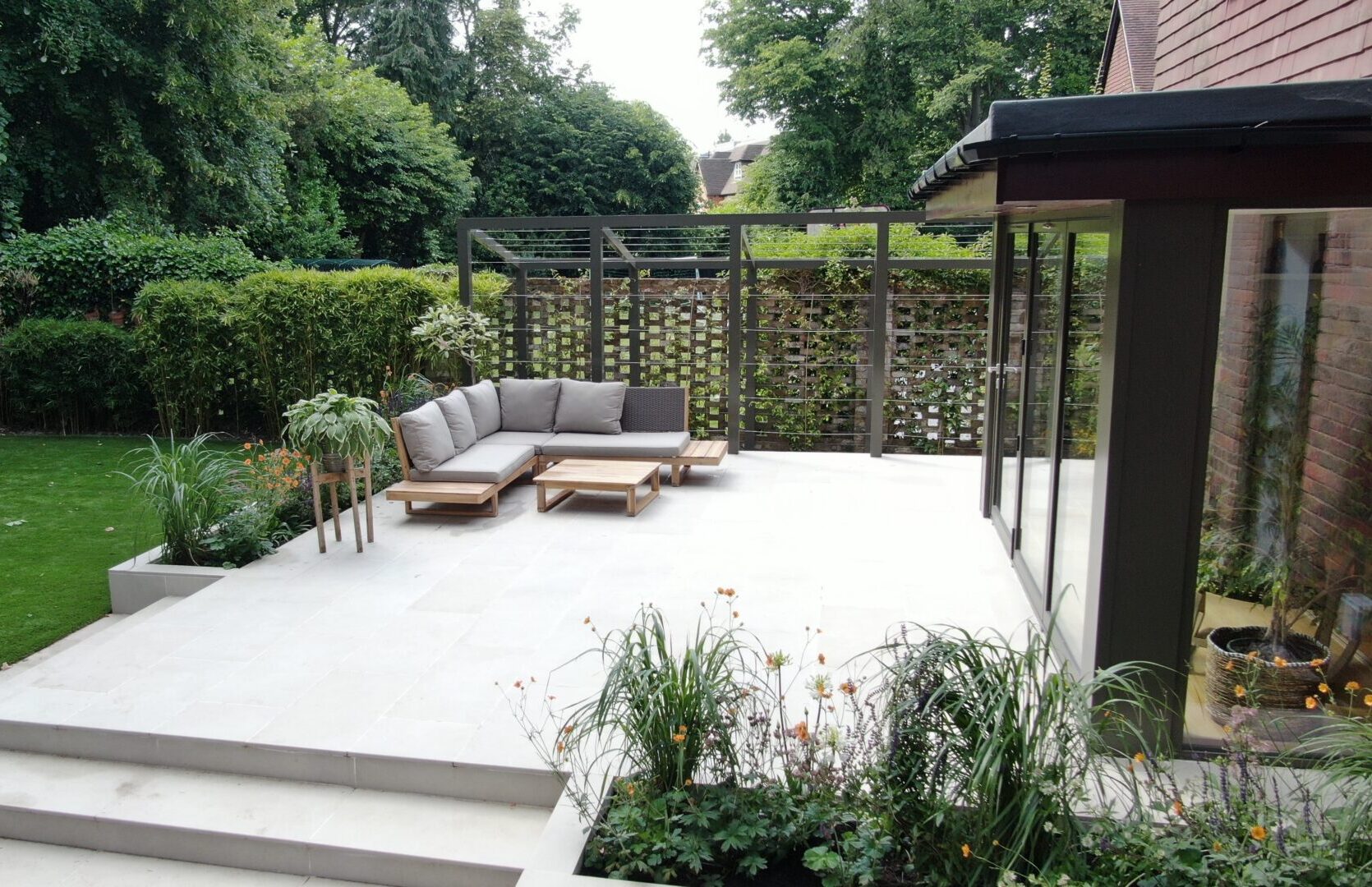 Landscaping Surrey Porcelain patio