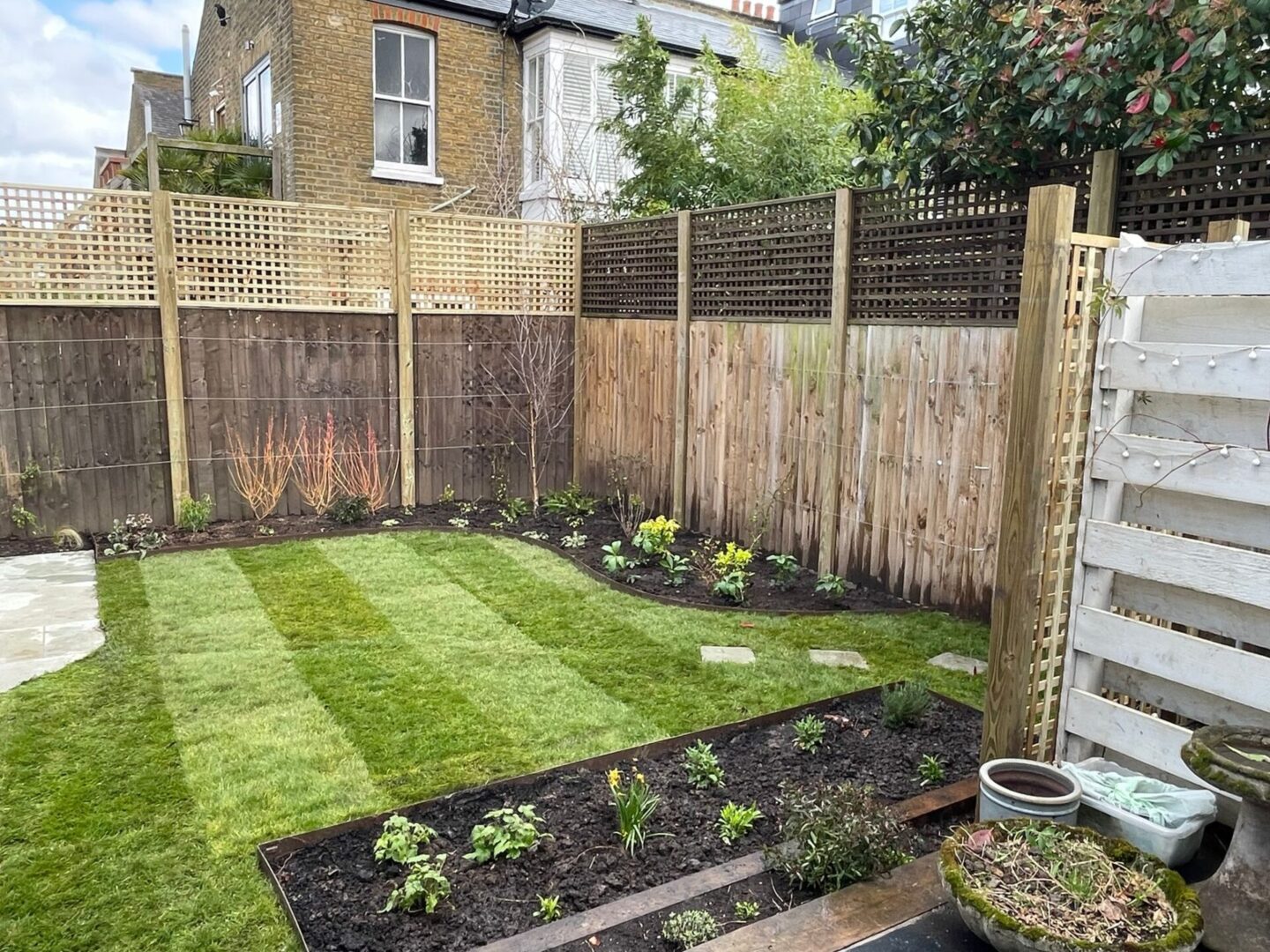 Teddington garden landscaping