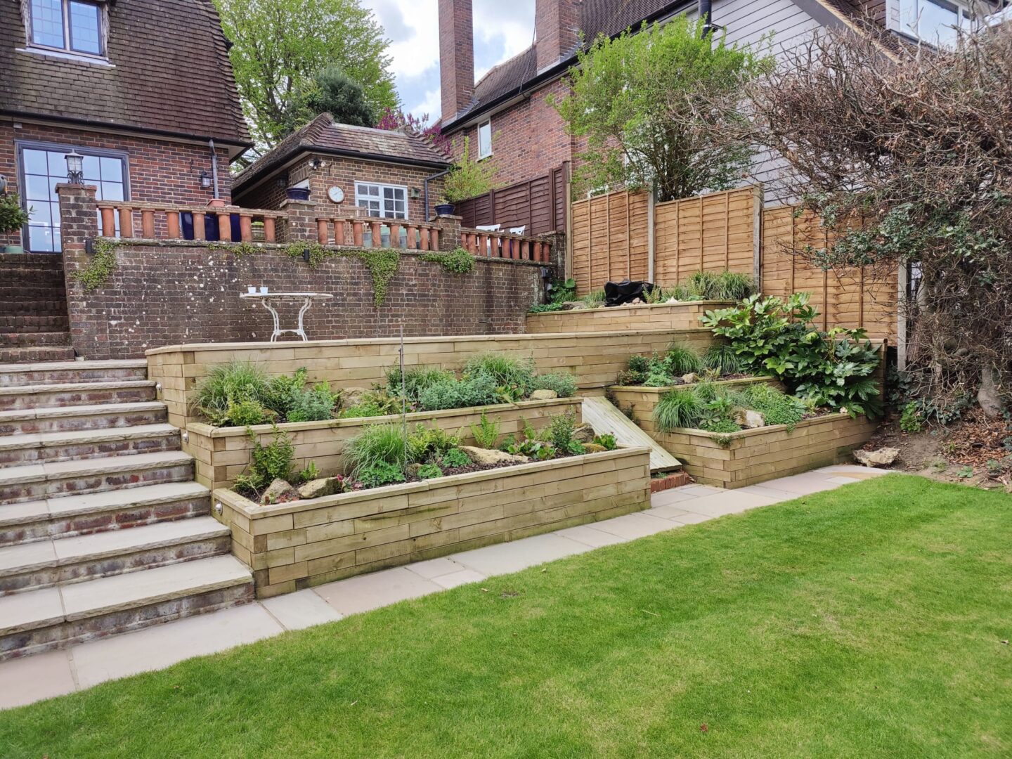 raised beds Dorking