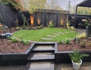 Lighting in small garden