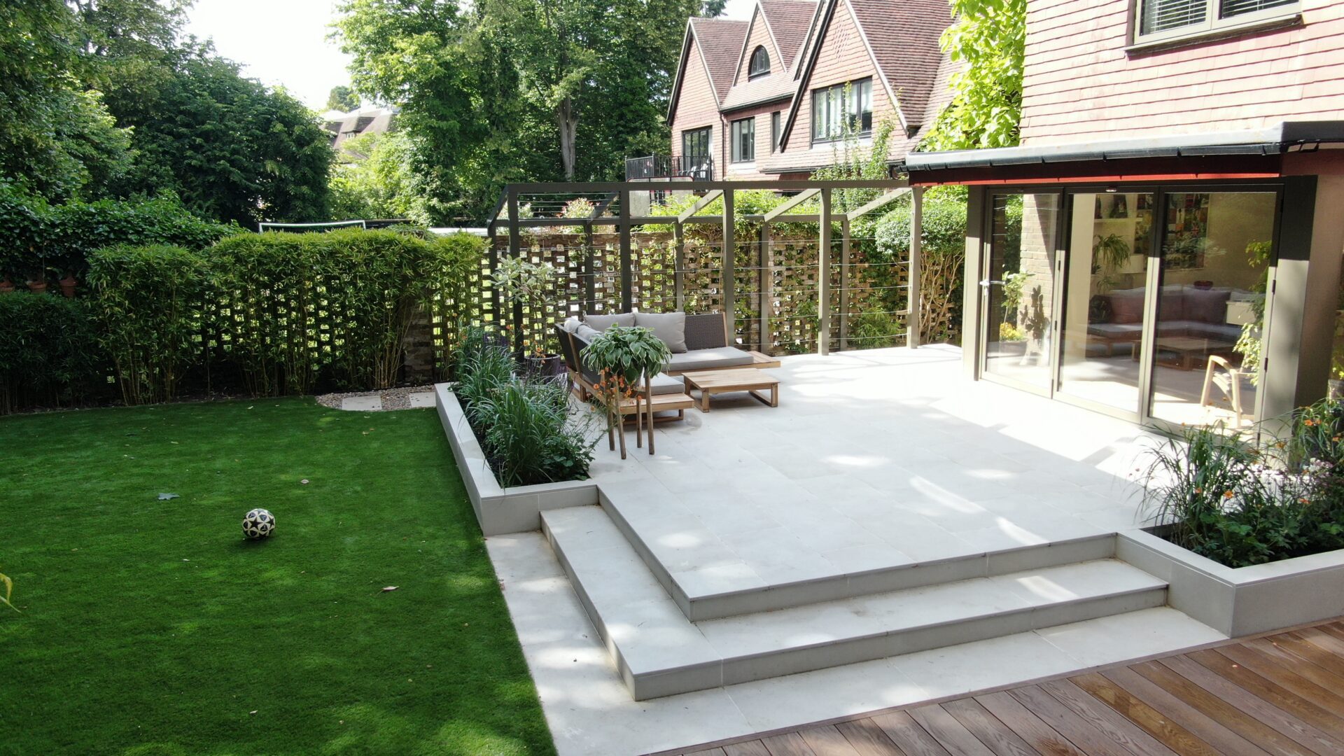 raised patio Tadworth raised patio Tadworth