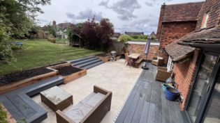 Finished garden Bletchingley