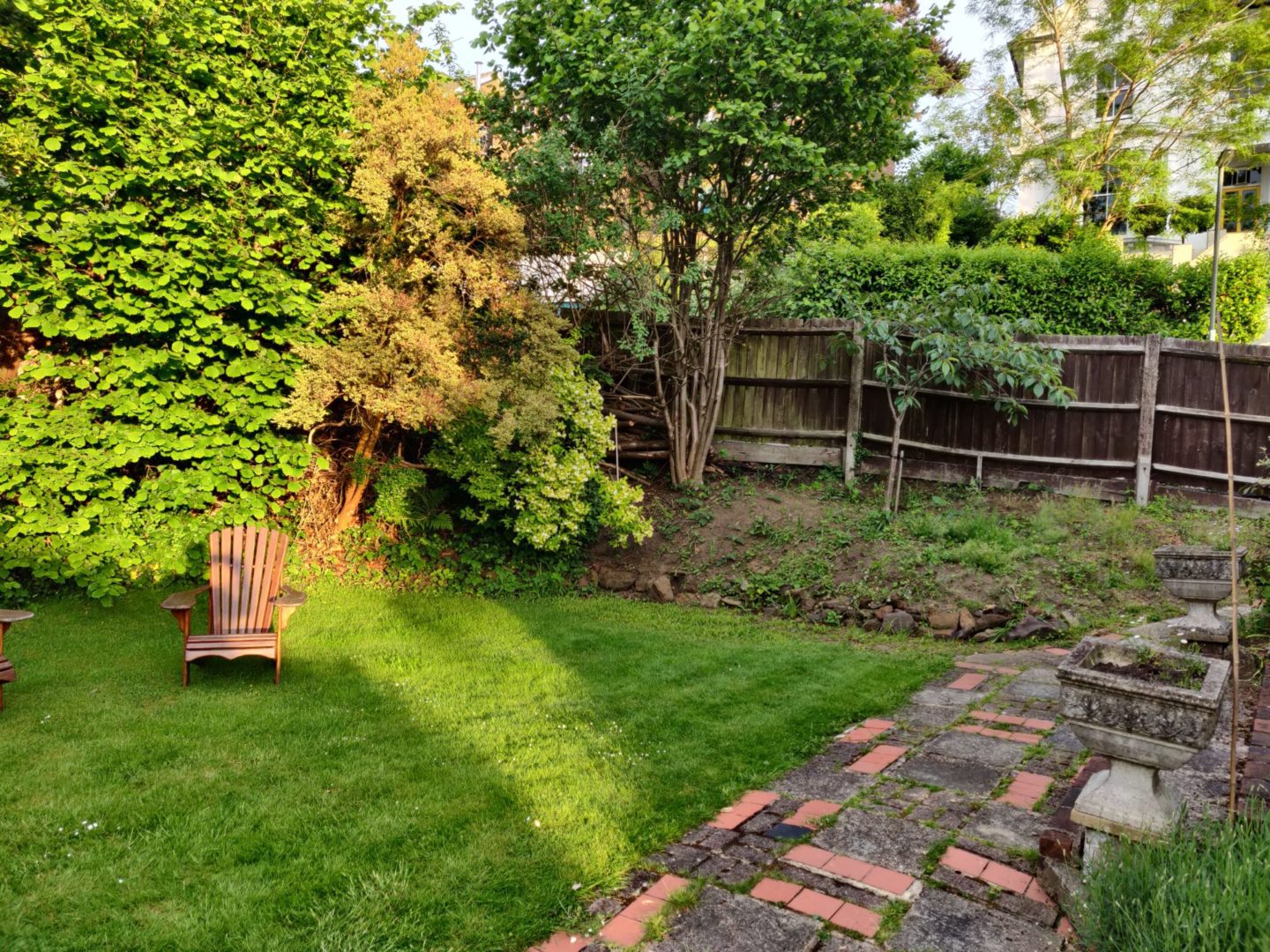 Before landscaping in Dorking Before landscaping in Dorking