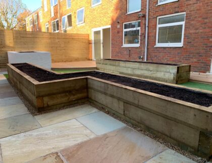 Landscaping small garden Reigate