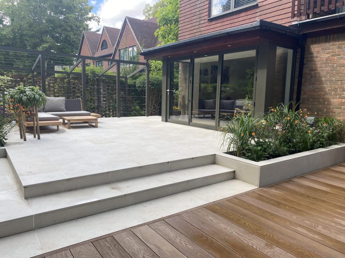 Porcelain patio Tadworth