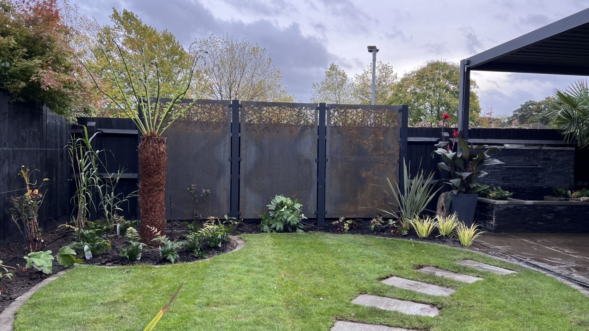 corten steel screens