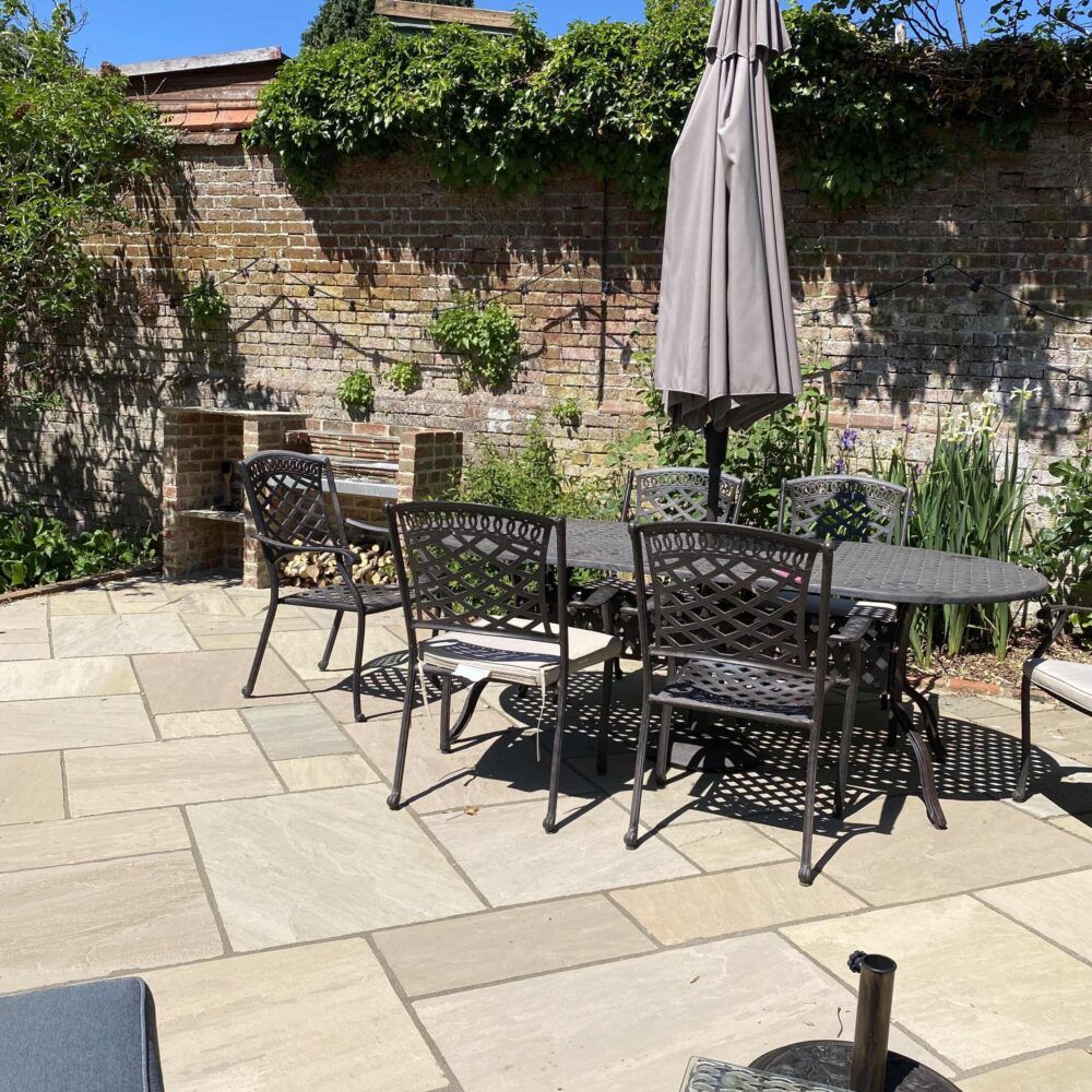 Redhill indian sandstone patio Redhill indian sandstone patio