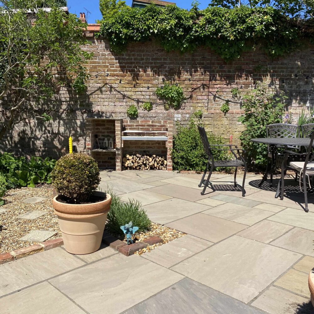 Redhill indian sandstone patio Redhill indian sandstone patio