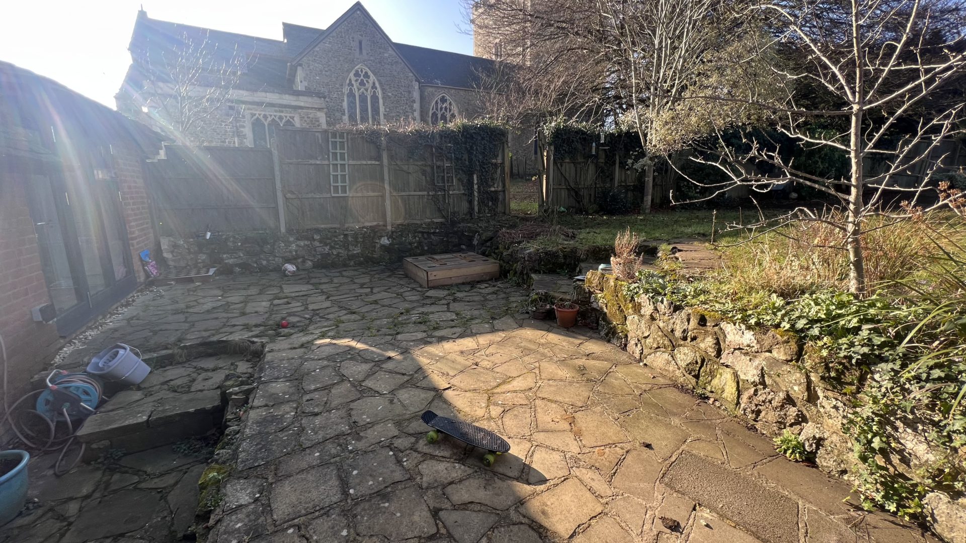 Before landscaping the garden in Bletchingley before landscaping Bletchingley