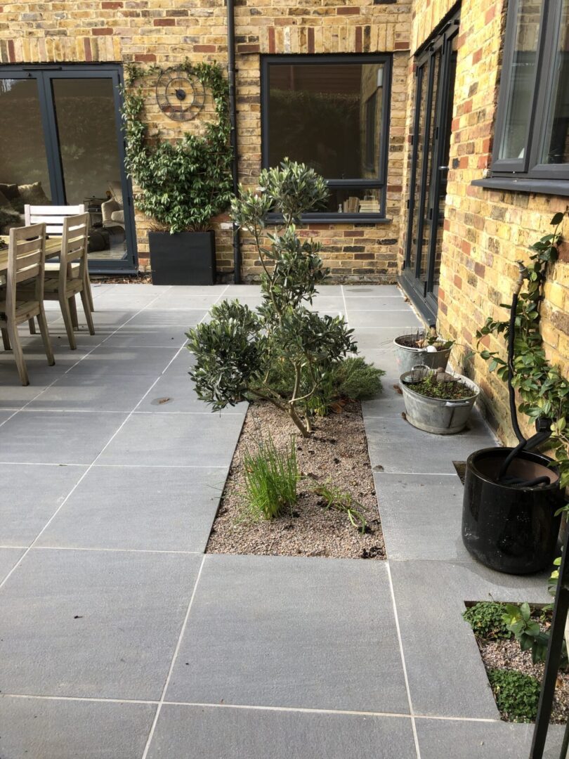 Porcelain patio Dorking