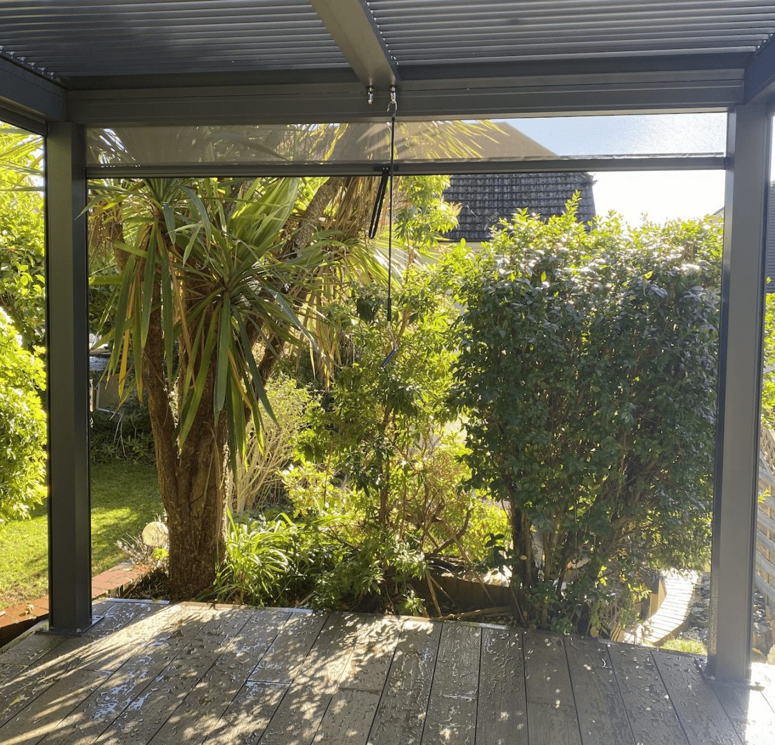 Pergola with sides Pergola with sides
