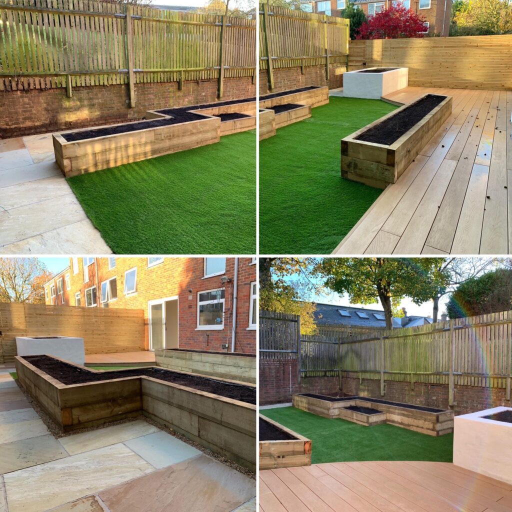 Reigate small garden landscaping small garden reigate landscaping