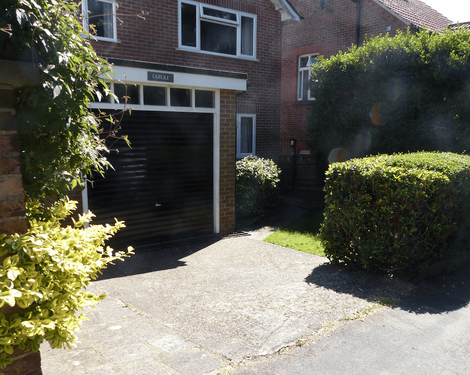 Before photo in Dorking- driveway makeover Before driveway makeover