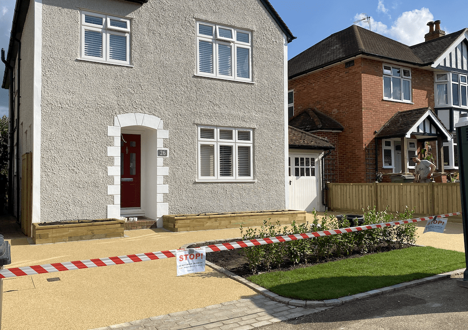Resin bound driveway installer Resin driveway Dorking