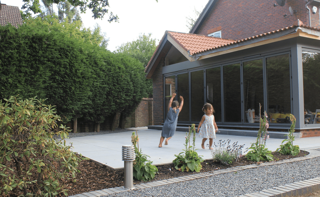 Porcelain weybridge Porcelain patio Weybrudge