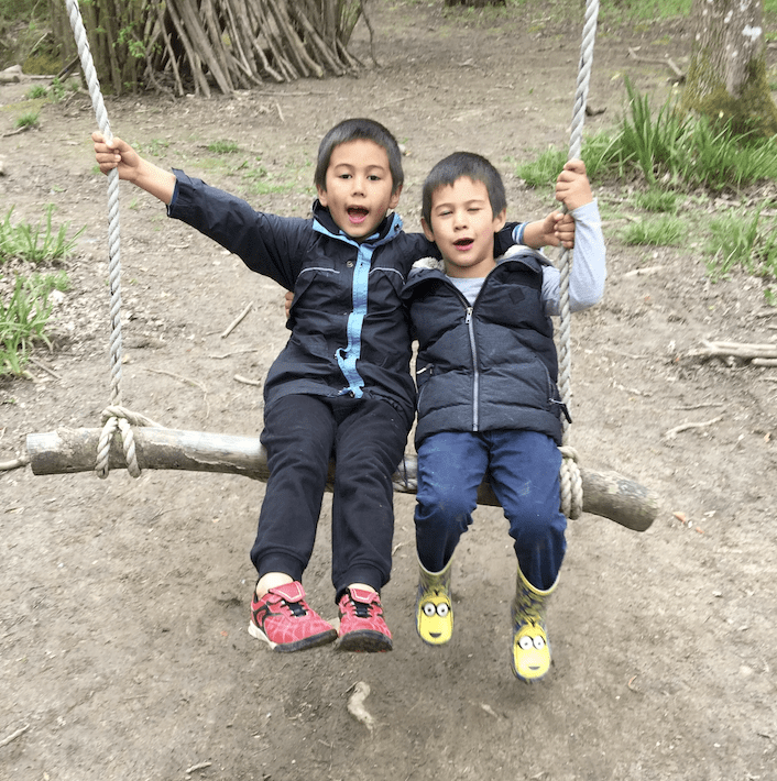 Wooden garden tree swing Tree swing