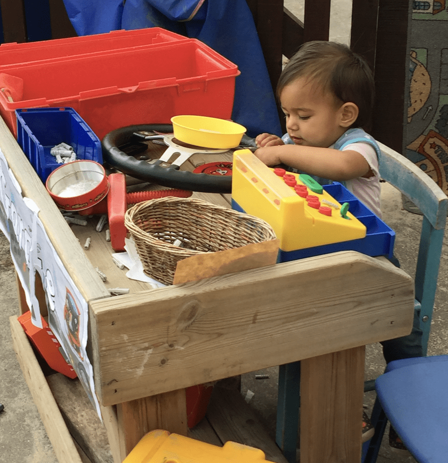 outdoor mud kitchen