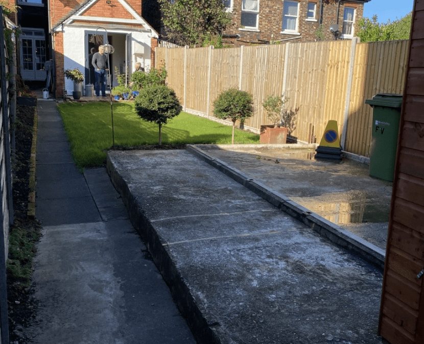 Before landscaping Before landscaping