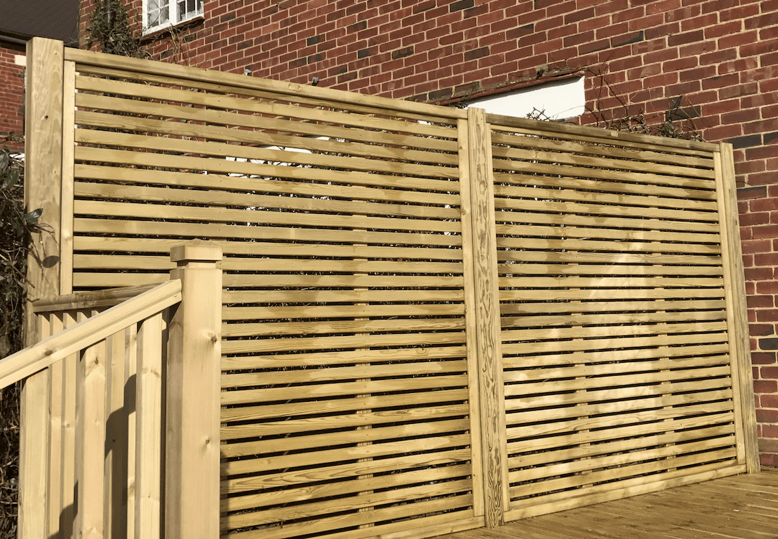 Jacksons fencing installer venetian fence panels