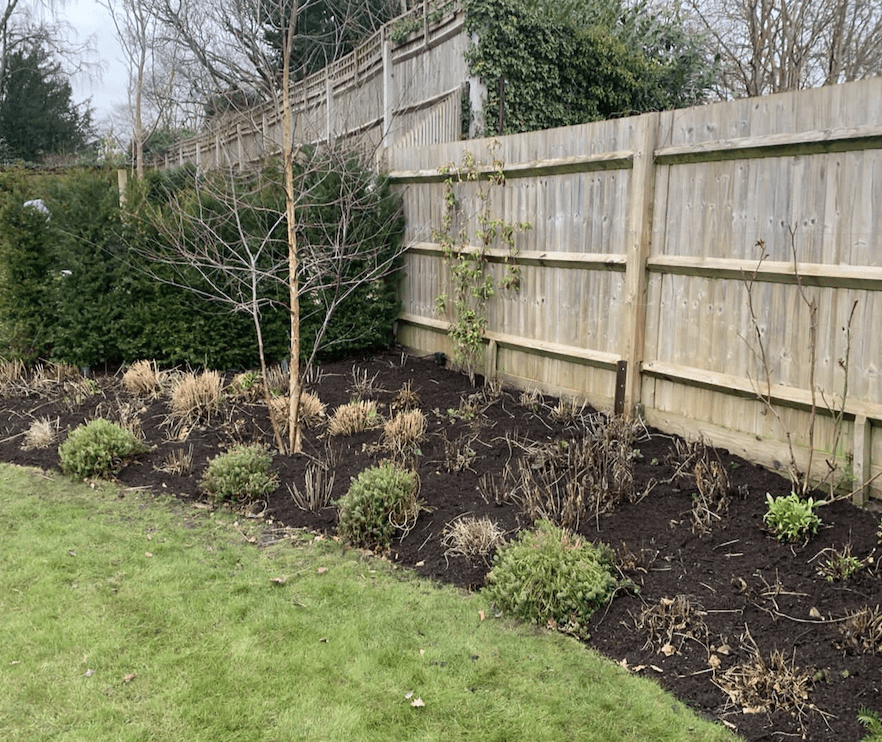 Mulching beds Mulching beds