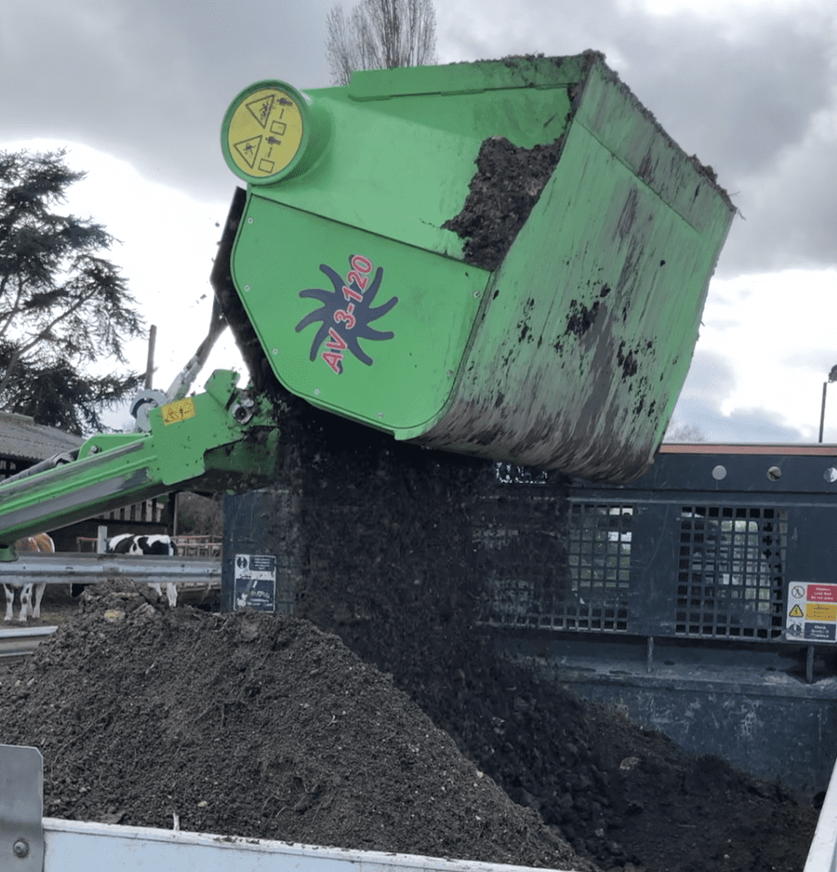 Soil cleaning Avant attachment Reuse soil on site