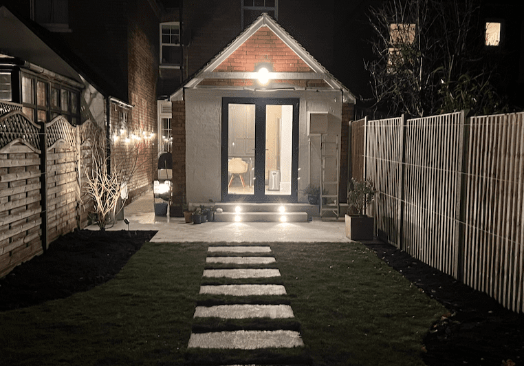 Dorking landscaping Garden lighting Dorking