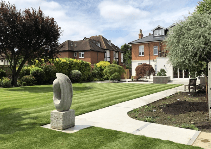 New Malden porcelain path Porcelain path
