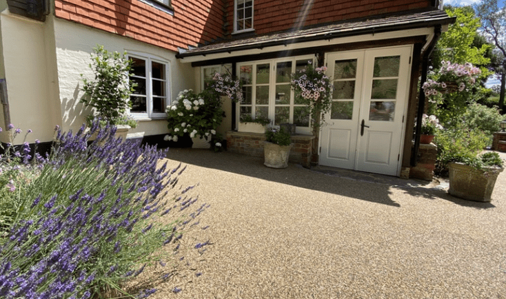 Resin bound driveway