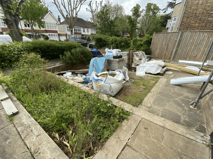 Surbiton before photo driveway Before photo driveway