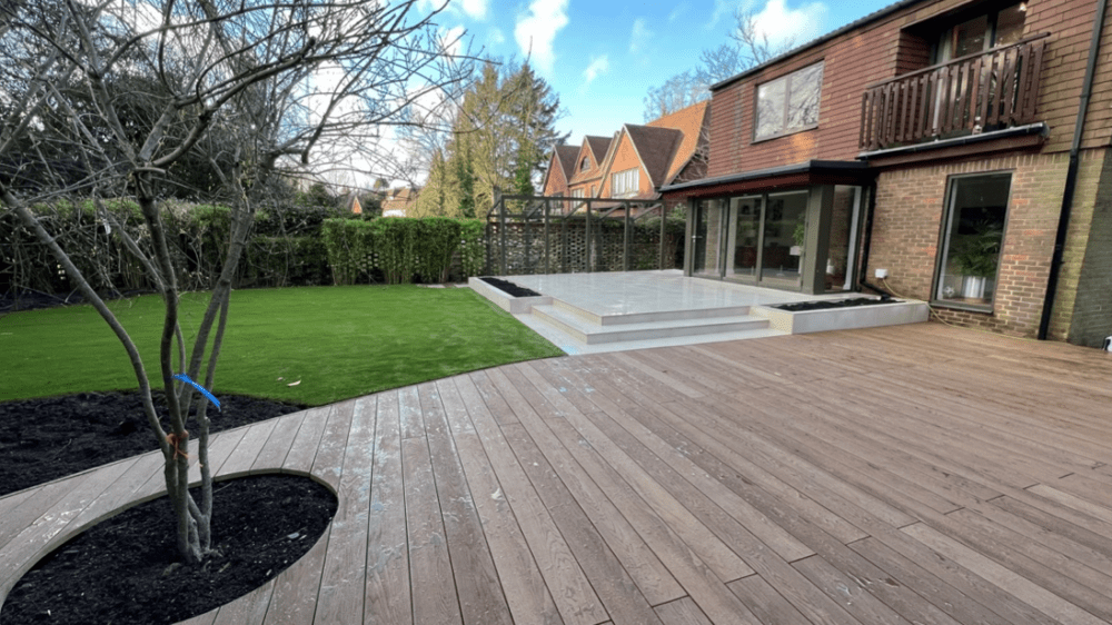 Surrey landscape gardener whole garden landscaping Surrey