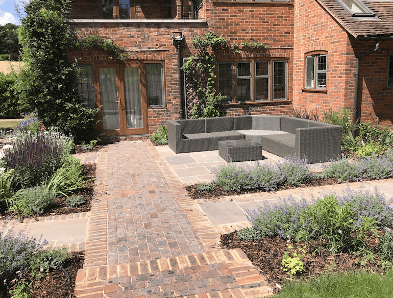 brick pathway Pathway West horsley