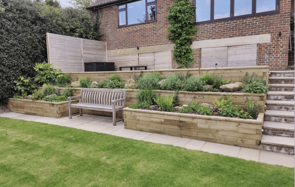 Tiered garden Dorking Tiered garden Dorking