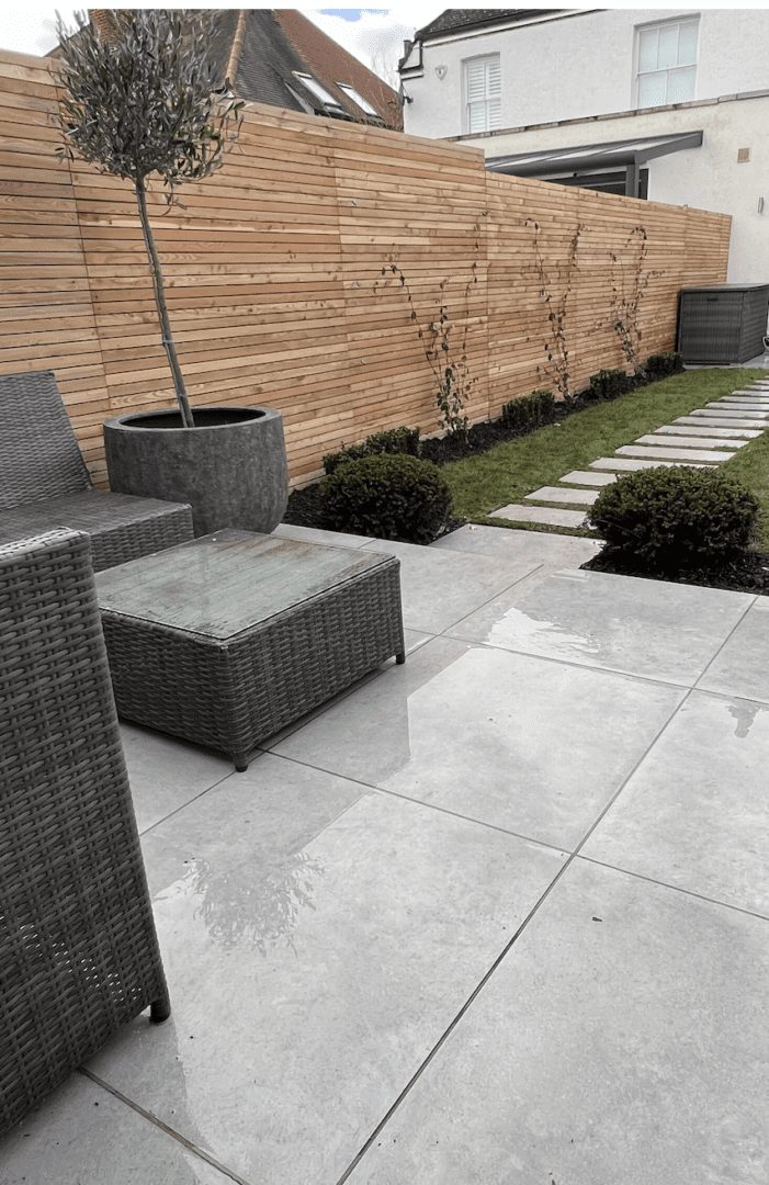 Wimbledon porcelain patio Wimbledon porcelain patio